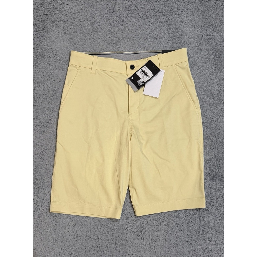 Nike Dri Fit UV Golf Chino Shorts Men's M 31W 10'' Lemon Drop DA4139 723  *READ